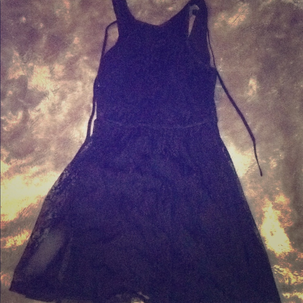 Stylish Black Open Back Dress (Great Condition!)